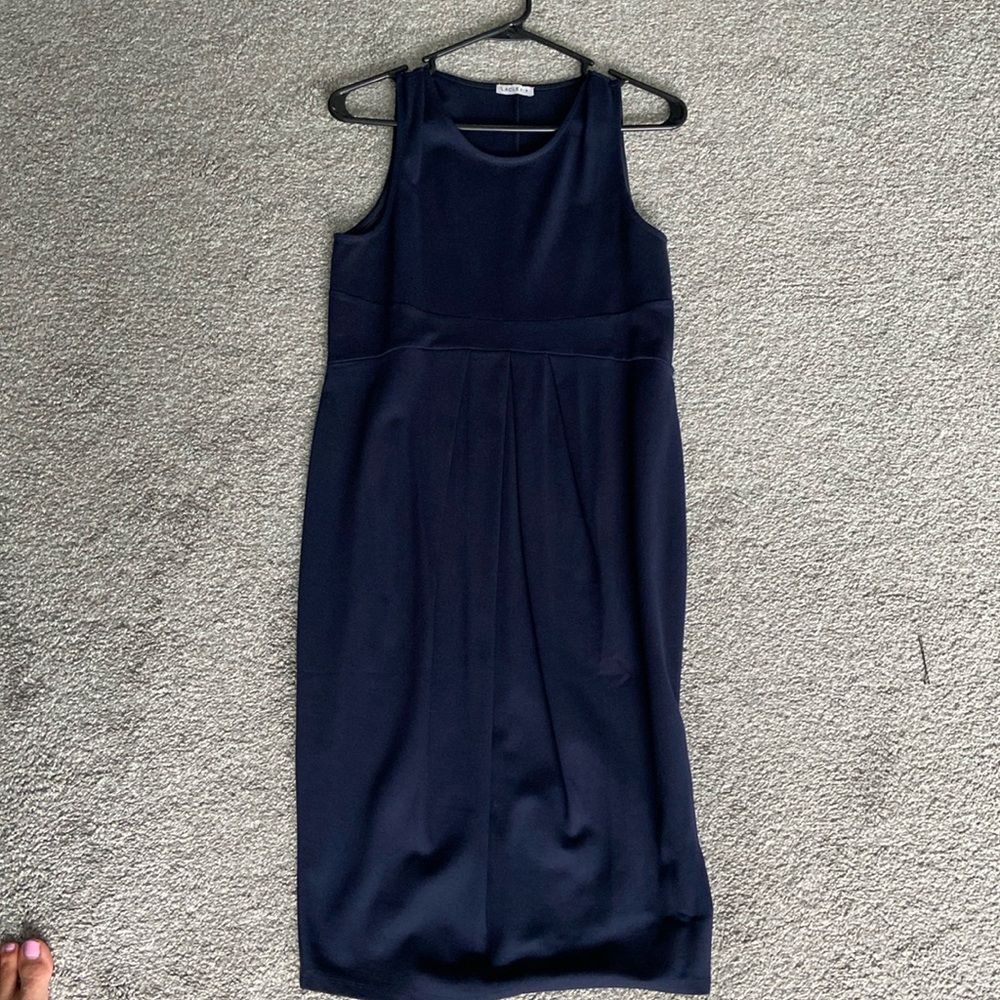 Women’s small maternity navy dress